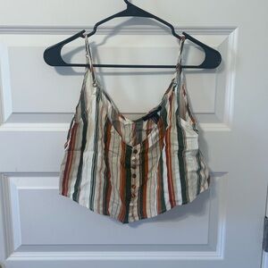 NWT forever 21 striped crop top